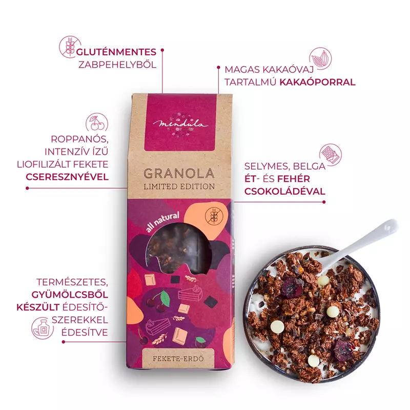 Mendula Fekete-erdő Granola 250g