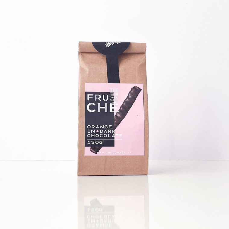 Kandírozott Narancshéj Étcsokoládéban 150g - Chocomaze FruCHÉ