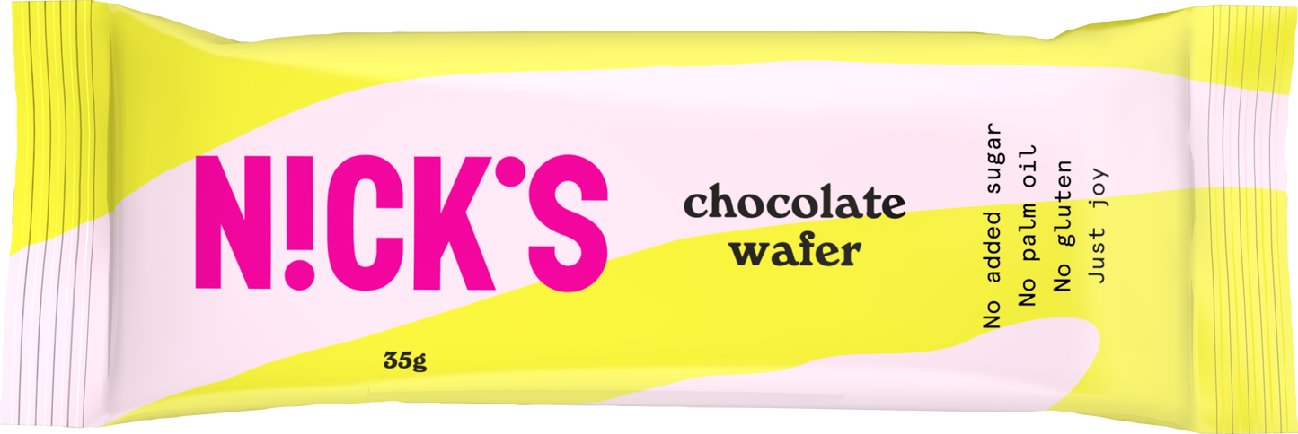 Nick's tejcsokis ostya, hozzáadott cukor nélkül, gluténmentes, természetes édesítőszerrel, 35g.