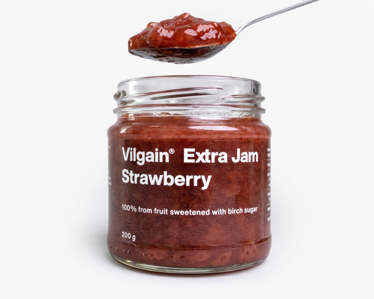 Vilgain Eper Extra Dzsem Hozzáadott Cukormentes 200g