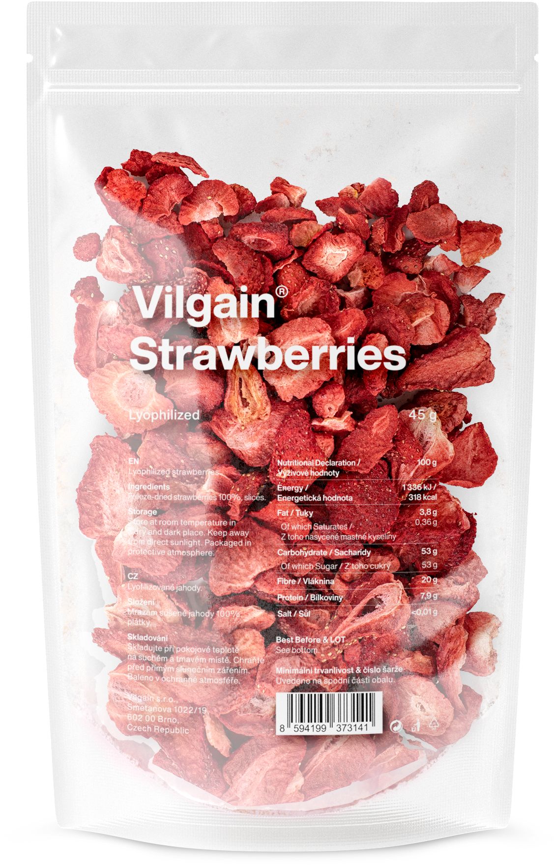 Vilgain Liofilizált Eper 45g