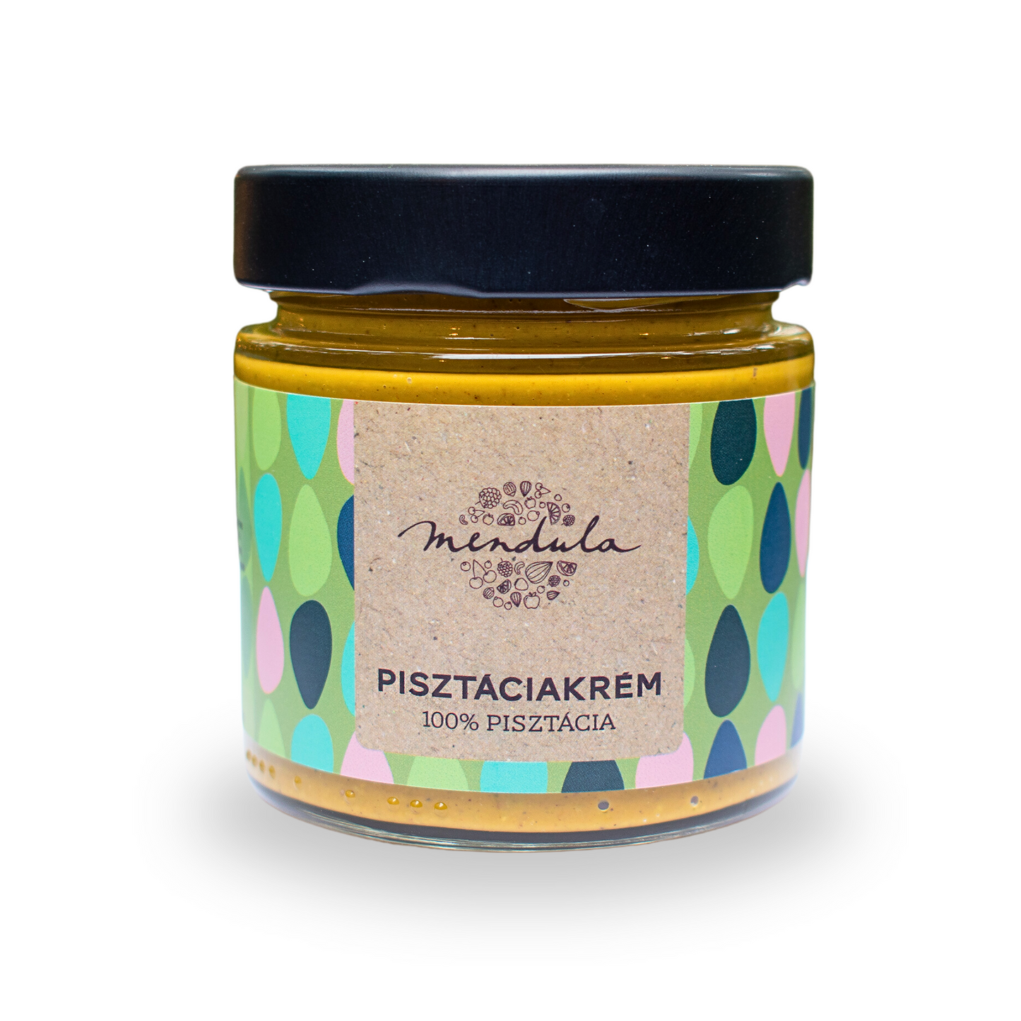 Mendula Pisztáciakrém, 100% pisztácia, adalékmentes, magas antioxidáns tartalom, sokoldalú felhasználás, 180g